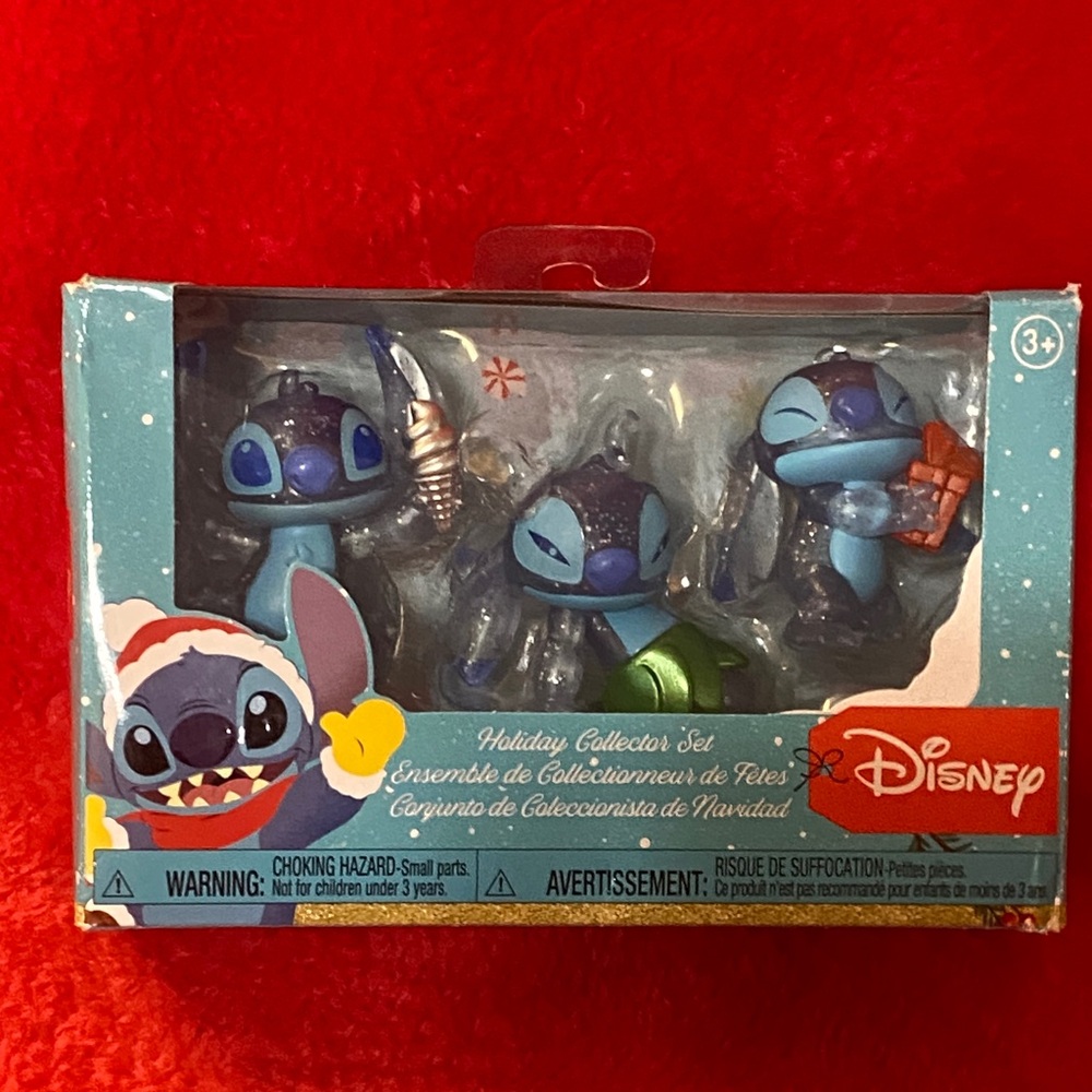 Disney Stitch Holiday Collector's Set - Blue and Red-Limited Edition